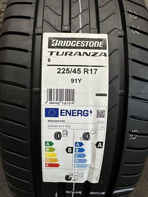 1 x 225/45 R17 Bridgestone Turanza T006 91Y 225 45 17 (2254517