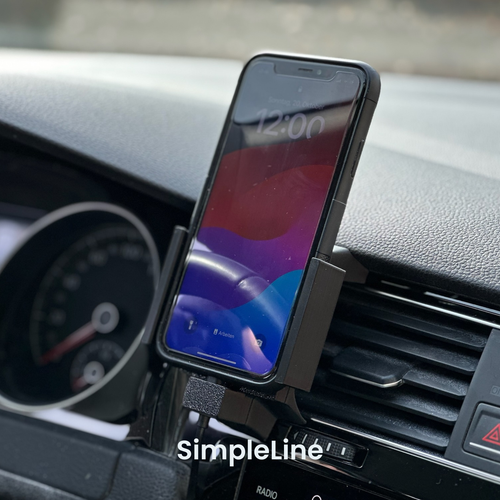 Support de téléphone portable VW Golf 7 | MagSafe | CarPlay | AndroidAuto | Charge sans fil - Photo 6/8