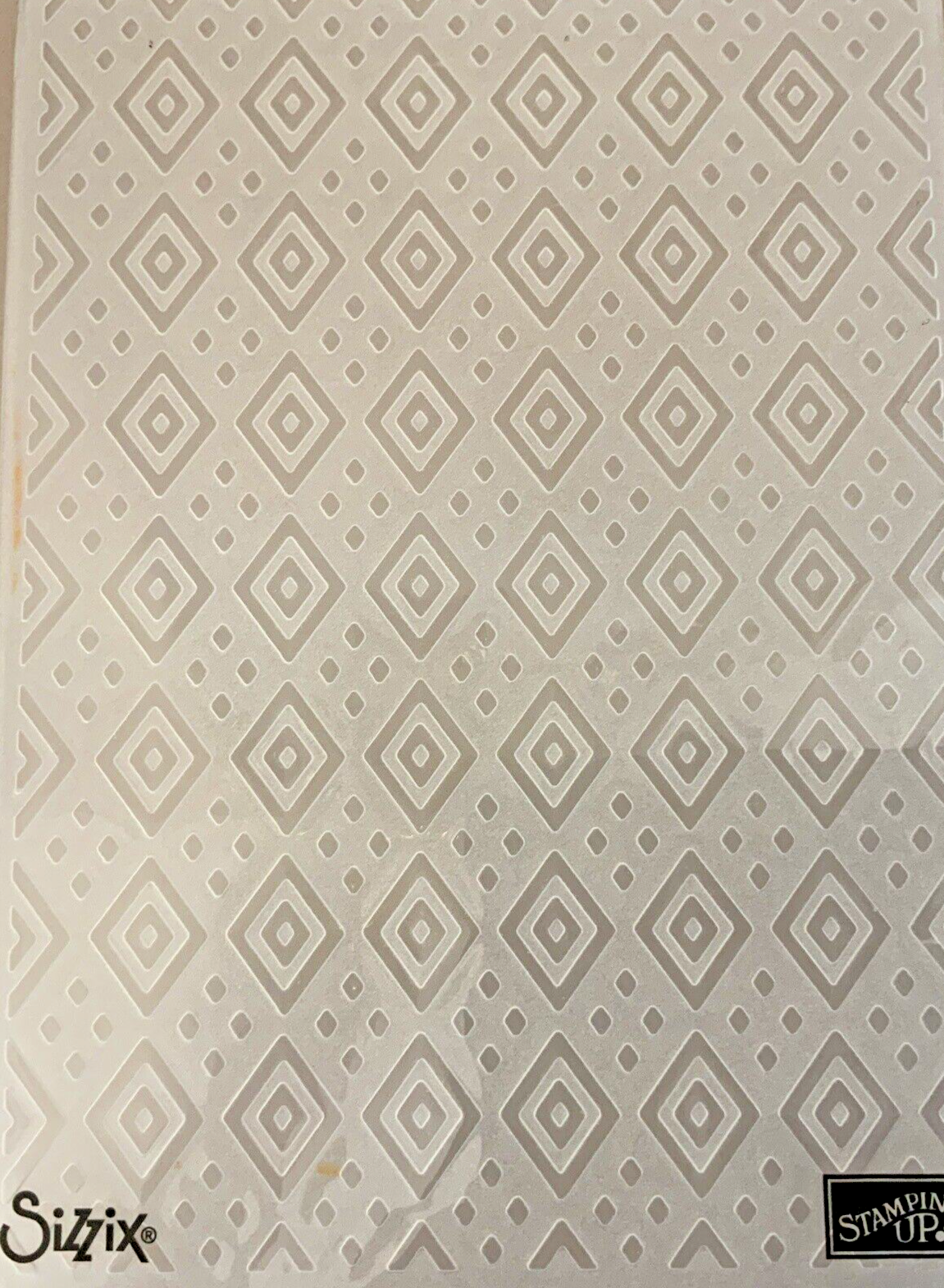 Stampin Up BOHO CHIC Embossing Folder Dies Big Shot