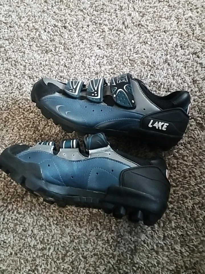 Zapatos de ciclismo Lake MX 85 DARK para hombre - negros y azules - talla EU 39 US 5,5-6. GWSB Foto 4 de 4