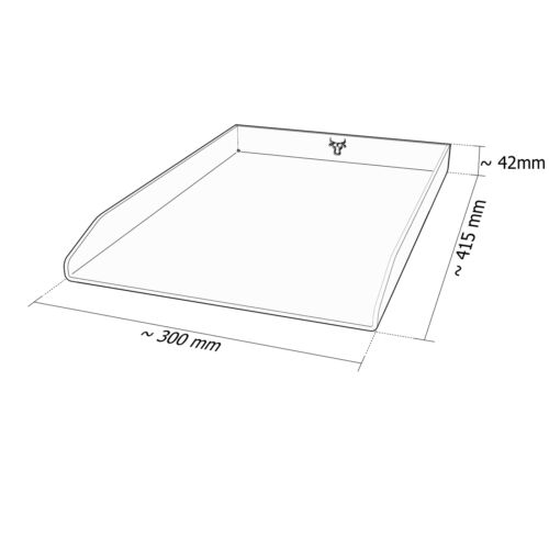 Edelstahl Plancha Grillplatte passend für Napoleon Rogue 425er Gasgrill - Bild 7 von 7