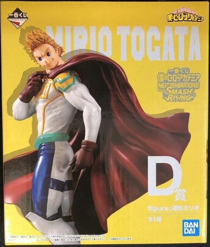 MIRIO TOGATA LE MILLION MY HERO ACADEMIA NEXT GENERATIONS! ICHIBAN KUJI Letra D Bandai 100 Original Com Caixa