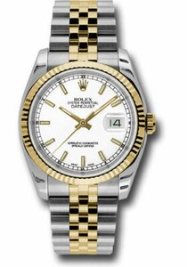 Rolex Datejust White Men's Watch 