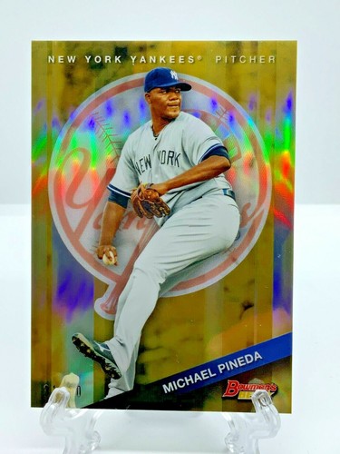 2015 Bowman's Best Gold Refractors #33 Michael Pineda /50 Rare!