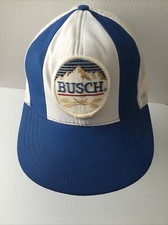 Vintage Busch Beer SnapBack & Mesh Hat Cap Adjustable Made In USA
