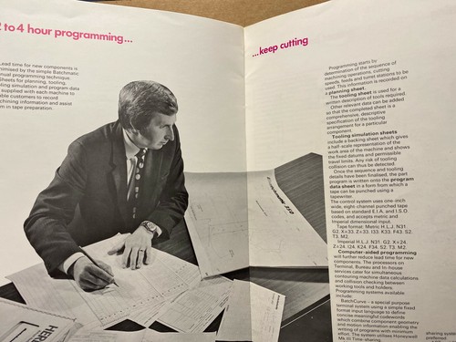 Alfred Herbert Catalog ~ Batchmatic 350 CND Turning Machine Lathe Tool Brochure - Picture 4 of 4
