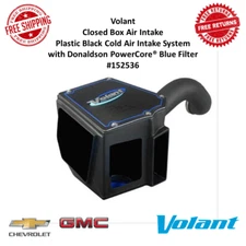 Volant Cold Air Intake Closed Box Plastic For 2007-08 Silverado/Sierra/Escalade