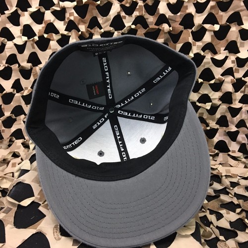 NEW Valken VLKN Fitted Hat - Dark Grey/Yellow - 6 7/8 - 7 1/4 - Picture 3 of 8
