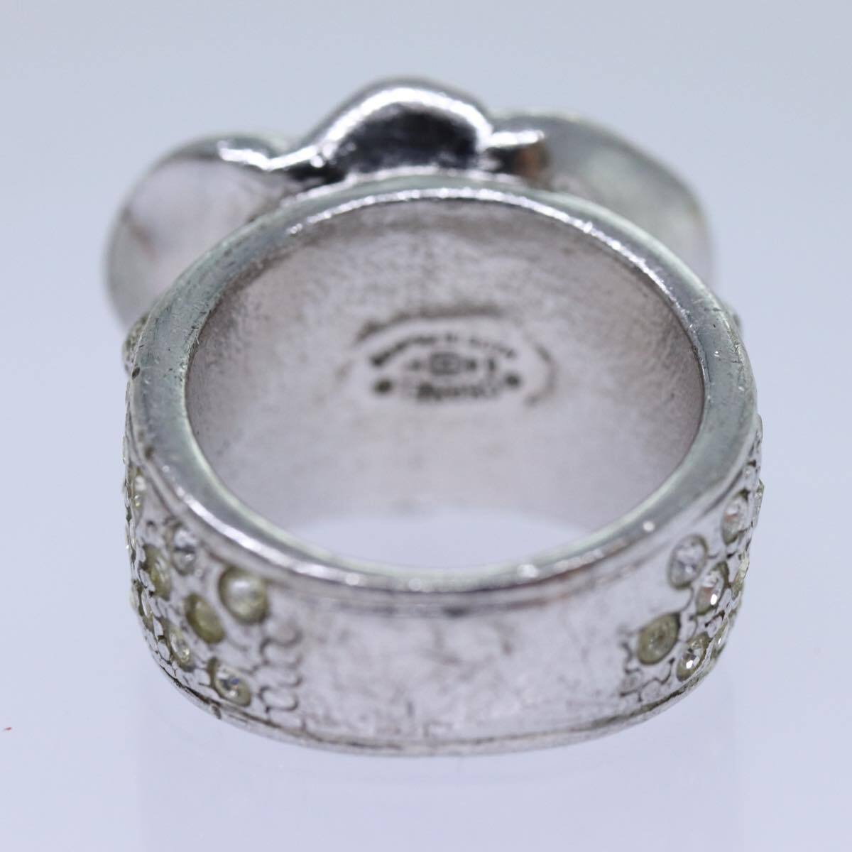 CHANEL COCO Mark Ring metal Silver CC Auth bs13494 | eBay CHANEL COCO Mark Ring metal Silver CC Auth bs13494 | eBay