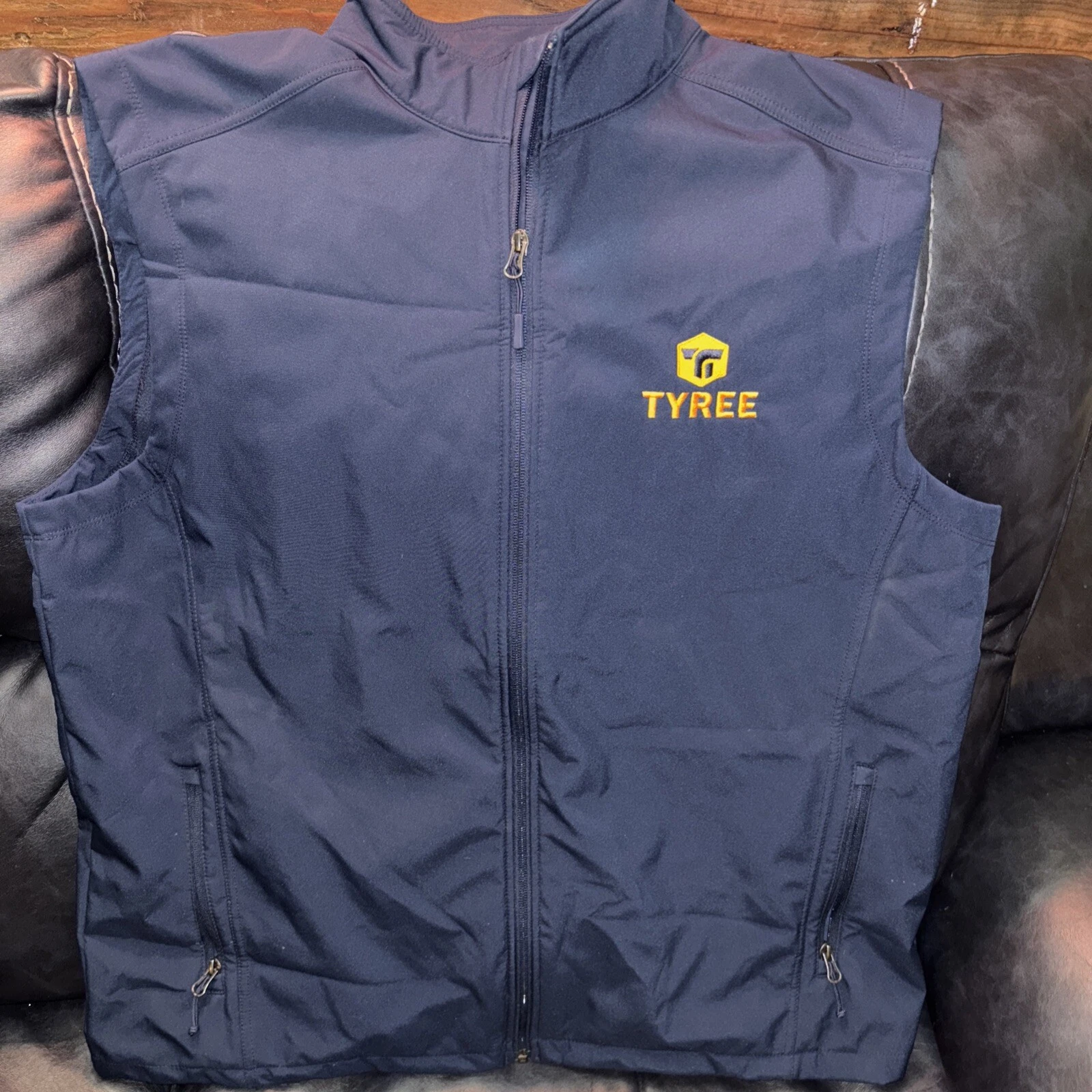 Port Authority Soft Shell Vest Ole Tyree Oil & Gas XXL Retail Fleece Interior