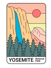 Yosemite National Park Sticker Decal A545