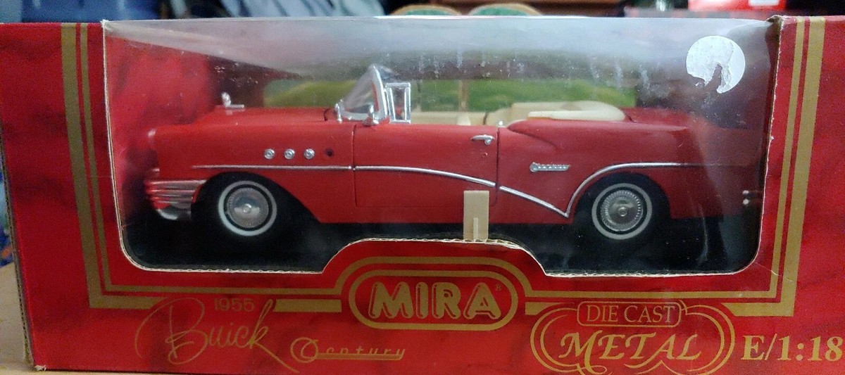 Mira Golden Line 1955 Buick Century Convertible Red 1:18 | eBay