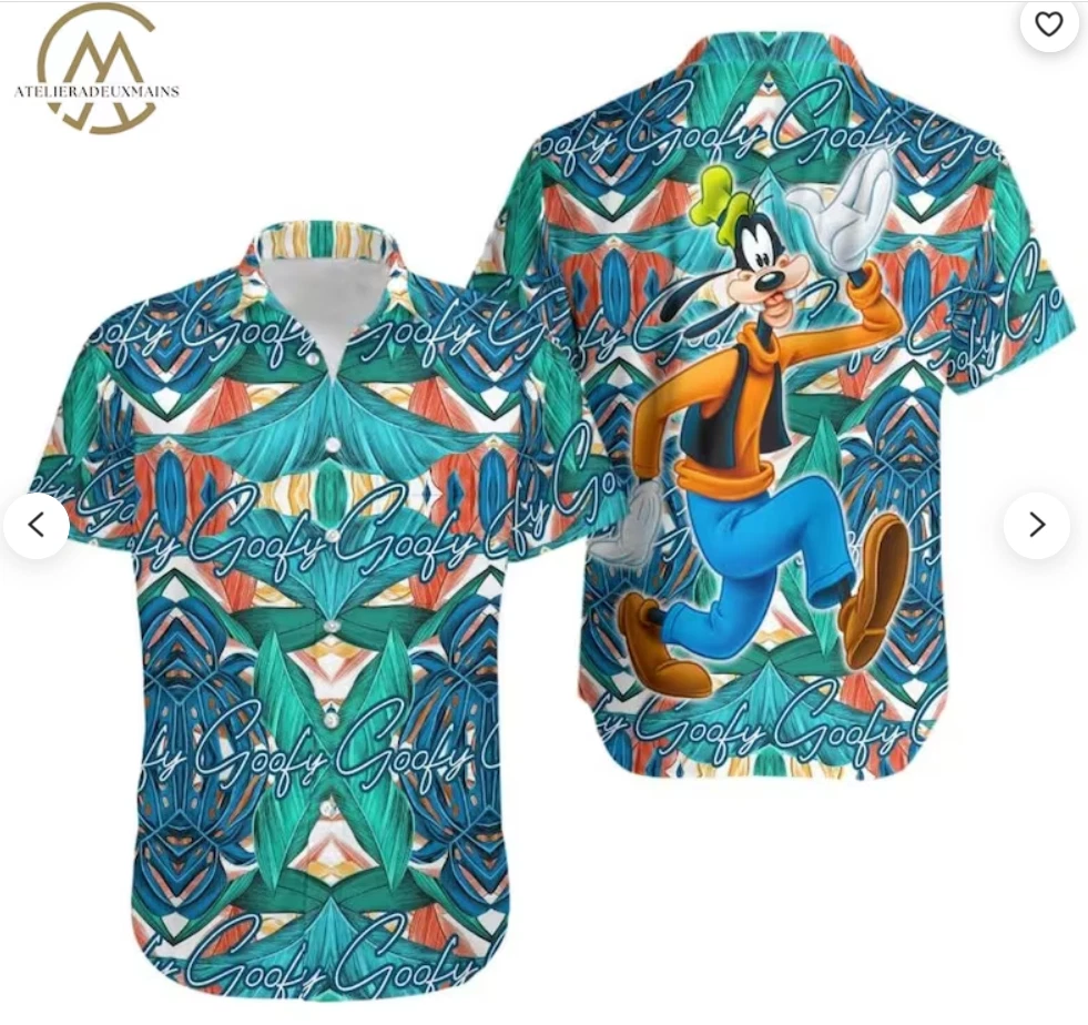 Goofy Disney 3D HAWAII SHIRT