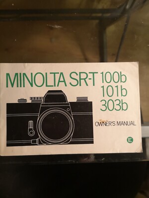 Mode d'emploi Minolta SR-T 100x/101b | Appareil photo