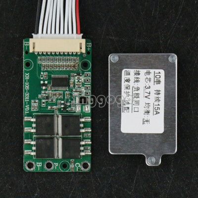 BMS 10S 15A 36V Li-ion Lipolymer 18650 Battery Charge Board For Ebike Escooter