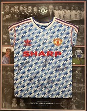 Manchester United Class of '92 signed shirt Beckham Giggs Scholes Neville Butt
