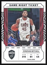 2022-23 Panini Contenders Game Night Ticket Donovan Mitchell #19 Cavaliers