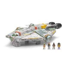 STAR WARS MICRO GALAXY SQUADRON GHOST W/ MINI FIGURES DISTRESSED PKG