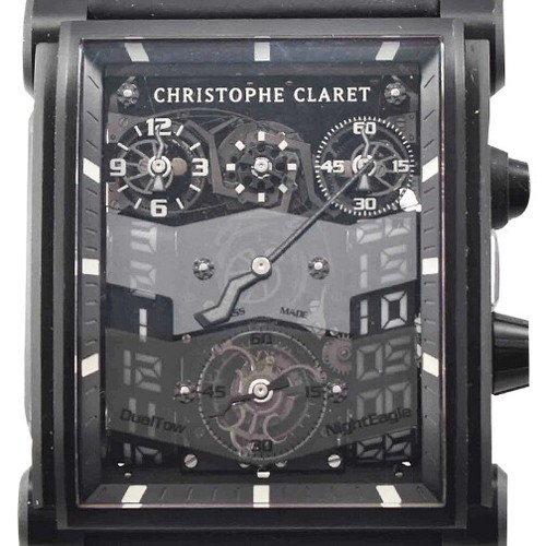 CHRISTOPHE CLARET  -  DualTow Night Eagle in Titanium with Black PVD 