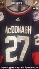 New York Rangers Signed Ryan McDonagh Gently Used WHC NHL XXL 56 Hockey USA