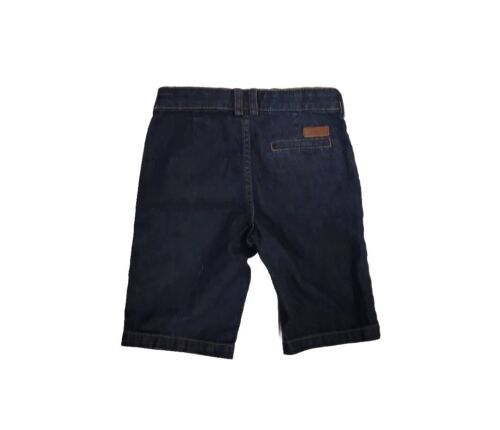 NWOT NEW Jacadi Paris boys navy Denim Short pants With Stitching 6y - Picture 2 of 2