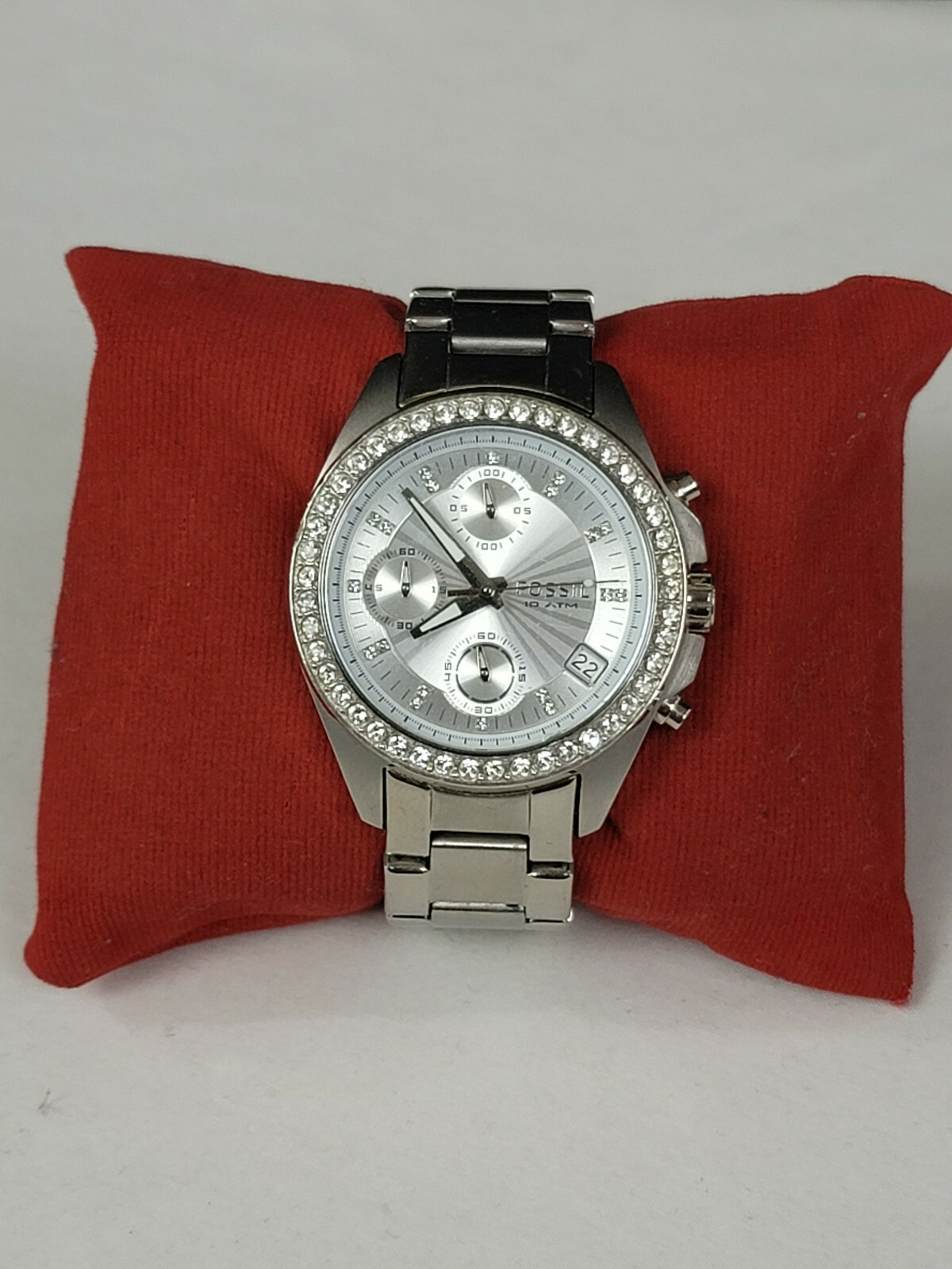 Fossil Decker Chronograph Silver Dial 