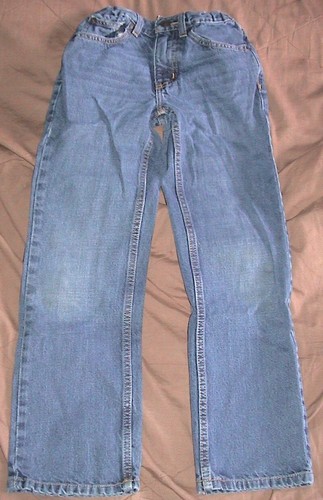 4 PAIR OF ADJUSTABLE WAIST DENIM JEANS-SIZE 10 SLIM-PRE*OWNED - Picture 6 of 9