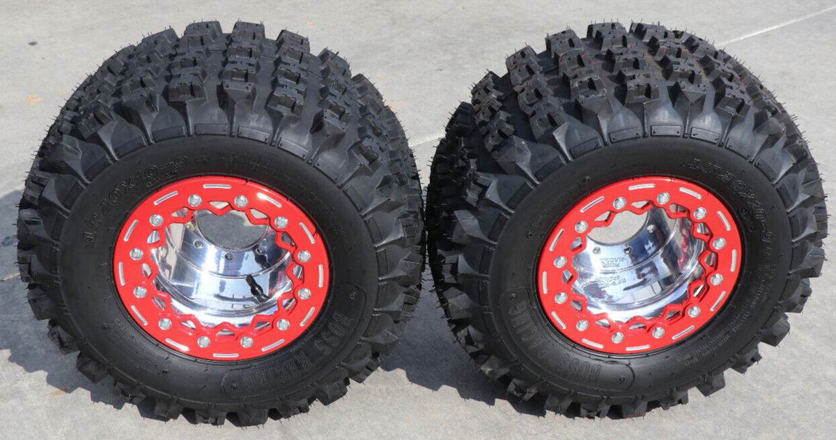 HONDA TRX400EX 400EX Rear Wheels Tires 20X10-9 BEADLOCKS