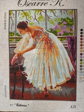 Printed needlepoint canvas 30x40 Cm Ballerina Canvas Only Krainer