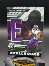 2023 Panini Donruss Elite - Spellbound Justin Jefferson #SB-JJ9 Green