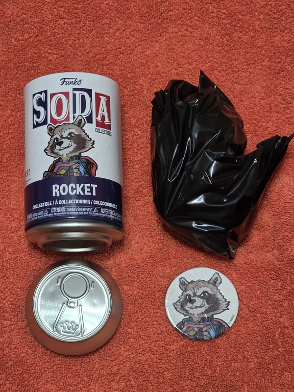 Funko Soda Rocket Gardians Of The Galaxy Vinyl Figure COMMON 