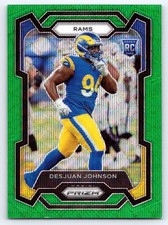 Desjuan Johnson Panini Prizm - Neon Green Wave 356 NM