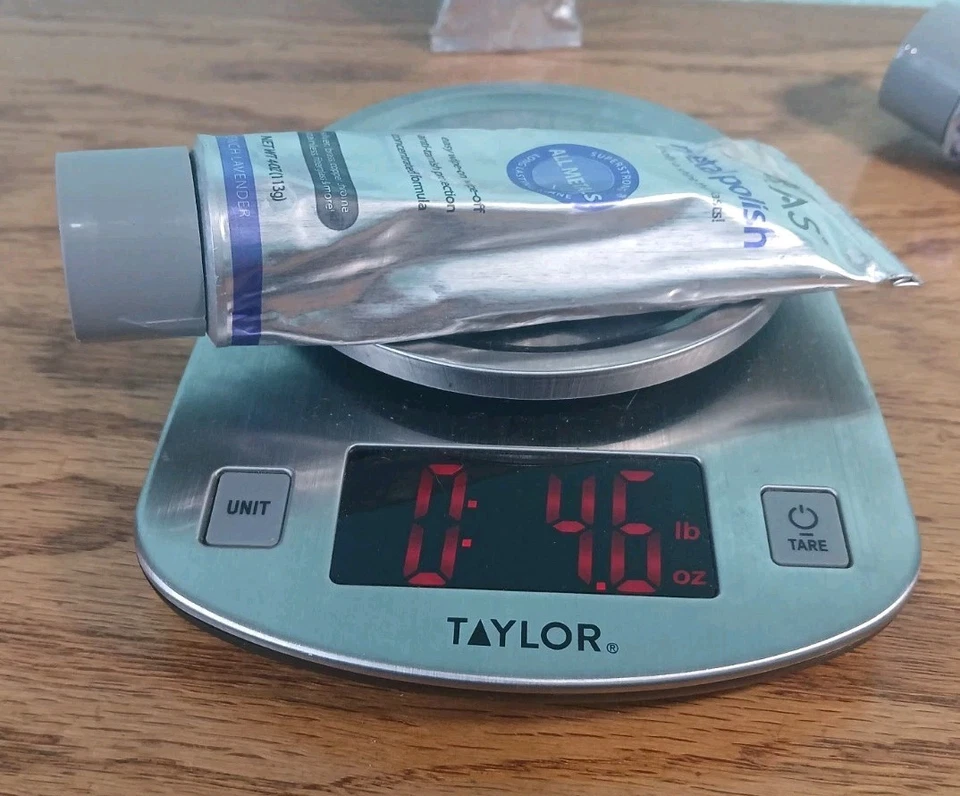 Lote de tubos novos e usados de polimento de metal Maas 12,8 oz - Imagem 4 de 4