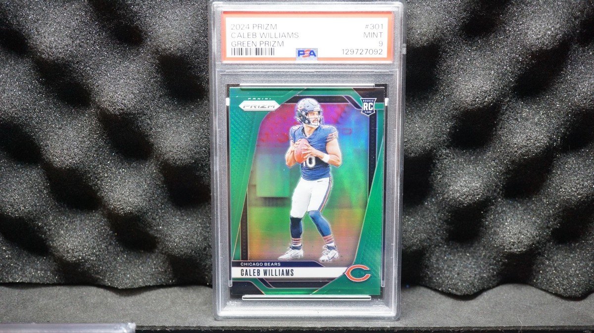 2024 Panini Prizm - Rookies Caleb Williams #301 Green Prizm (RC
