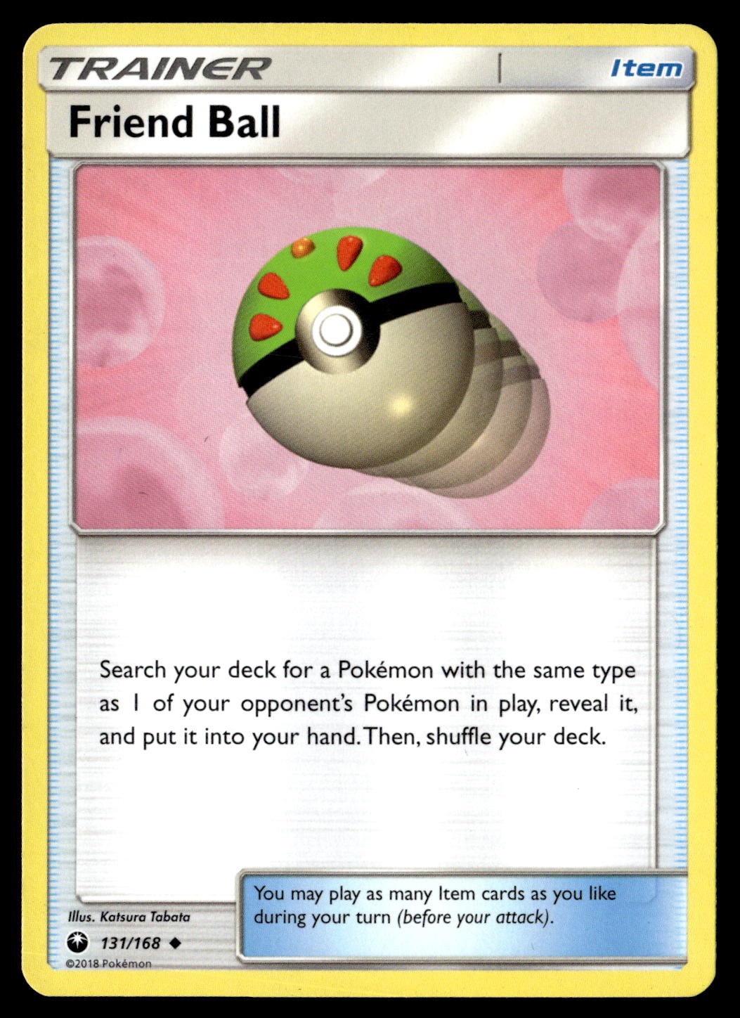 Friend Ball 131/168 Uncommon Celestial Storm Pokemon Lightly Played