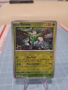 Virizion Reverse Holo SV: White Flare 010/086 NM Rare Pokemon TCg