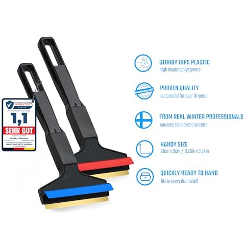 L&P Car Design A053-2 Set of 2 Pieces ice Scraper Murska 210mm ice Random Color