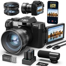 Wide Angle & Macro Lens 5K Camera 48MP 16X Zoom Autofocus NEW