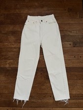Vintage 90s White Levi  s 512 Women  s 26x25 Jeans