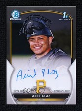 2023 Bowman Chrome Prospect Auto Axiel Plaz #CPA-APL Auto 01zf