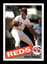 JOHN FRANCO ⚾ 1985 Topps #417 RC Rookie Cincinnati Reds NM