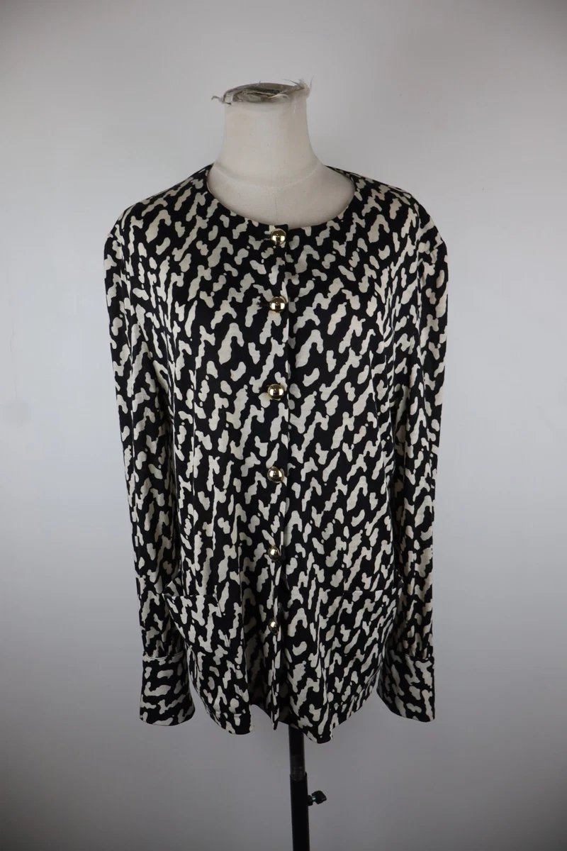 Jupe Vintage LUISA SPAGNOLI En Laine – Taille 48 – Noir