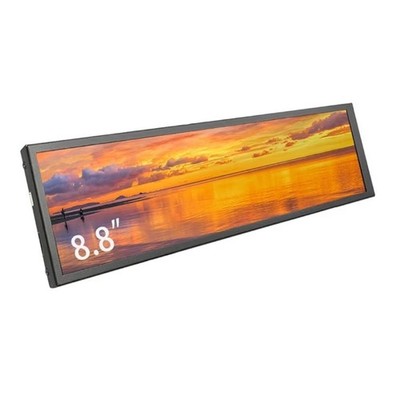 8.8 Inch Computer Secondary Screen IPS 1920x480 LCD Display CPU Temperatu...