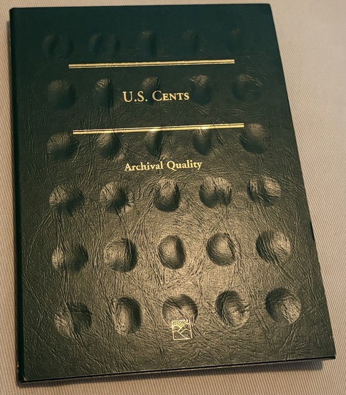 (5) Littleton U.S. Cents Folder No Dates, Flying Eagles, Indians, Lincolns