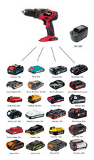 Skil (ALT) 18V Werkzeugadapter für verschiedene Akkutypen (WÄHLEN SIE IHREN...