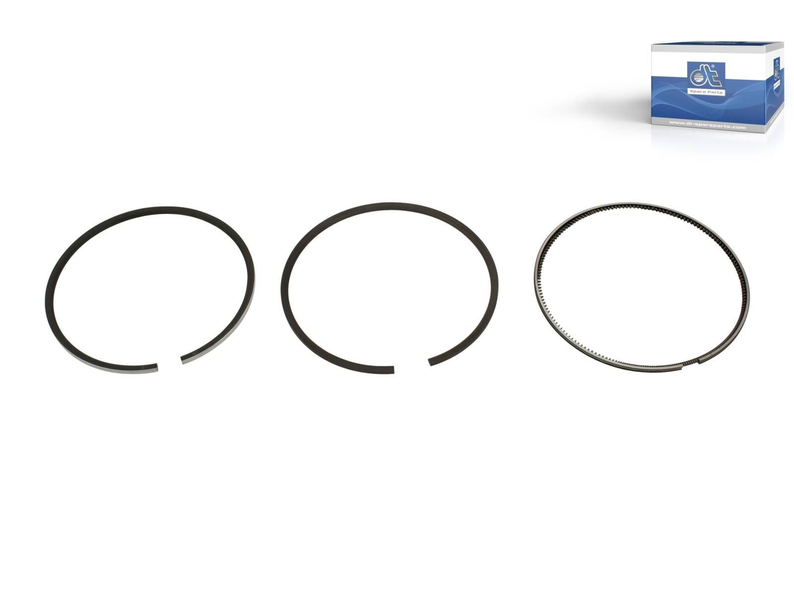 Kit segments de piston DT Spare Parts 2.90097 pour moteur de camion D 131 mm