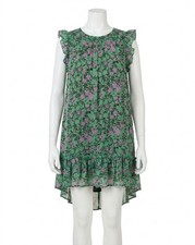 Umgee Floral Flutter Sleeve Dress Size S
