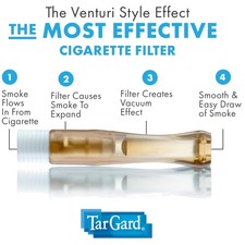 Effective Cigarette Filter 100-Pack  Amber