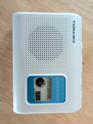 TOMASHI Portable Cassette Player Tape Recorder with Built-in Speaker EUC