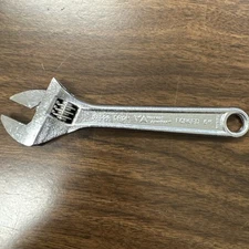Vermont American 6" Drop Forged Adjustable Crescent Style Wrench 52506